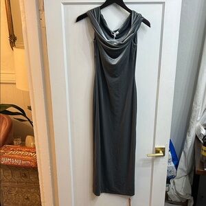 Reformation Charcoal Gray Maxi Dress